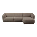 by fonQ Soft Hoekbank met Chaise Longue Rechts - Bouclé - Taupe