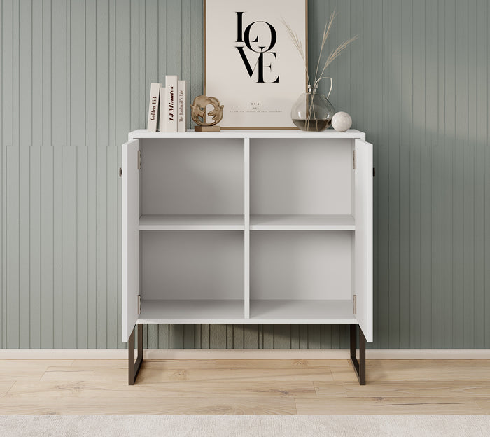 Meubella Dressoir Lyndall - Wit - 77 cm