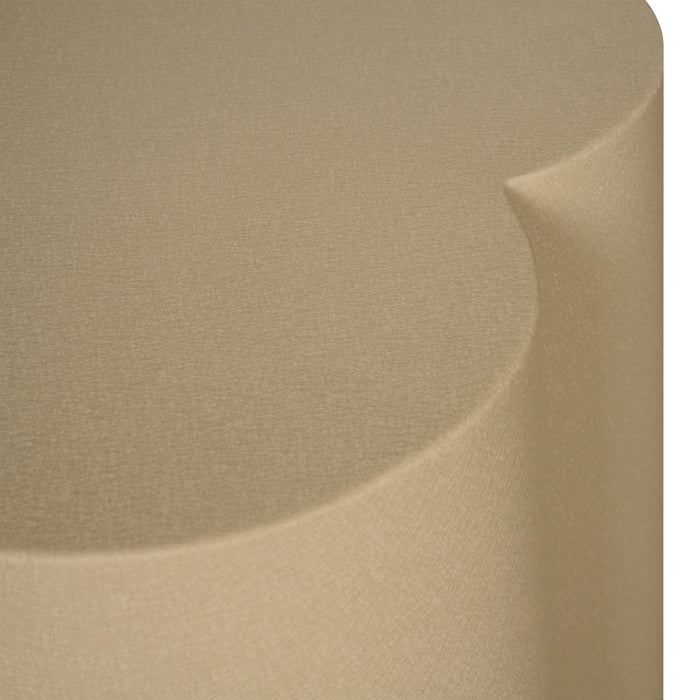 Bijzettafel Chatou - Beige - Metaal - 38x55x38cm (BxHxD)