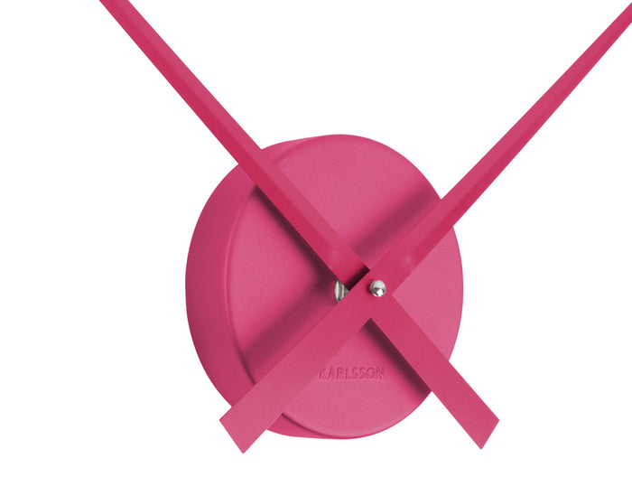 Karlsson Wandklok Little Big Time Mini Metallic - Roze - Ø41cm