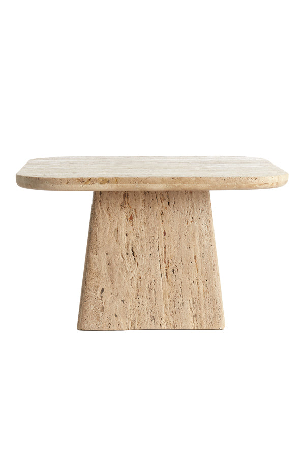Light&living Salontafel 60x60x36 cm KEPAMI travertin zand