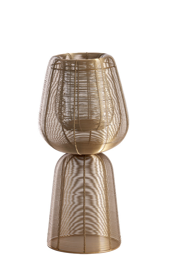 Light & Living - Windlicht FELLINI - Ø25x52.5cm - Goud