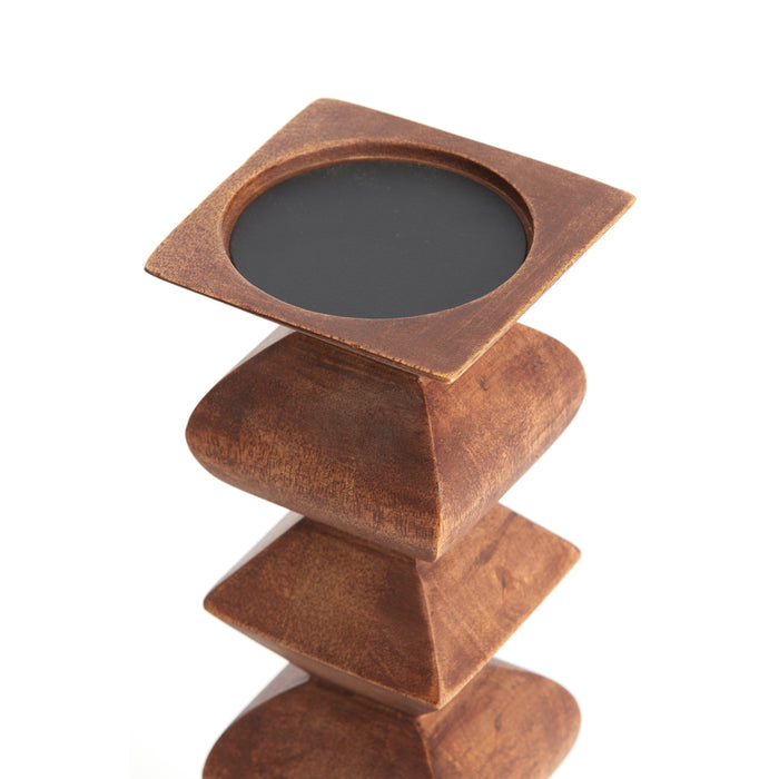 Light & Living - Kandelaar ALVERCA - Ø10.5x33.5cm - Bruin