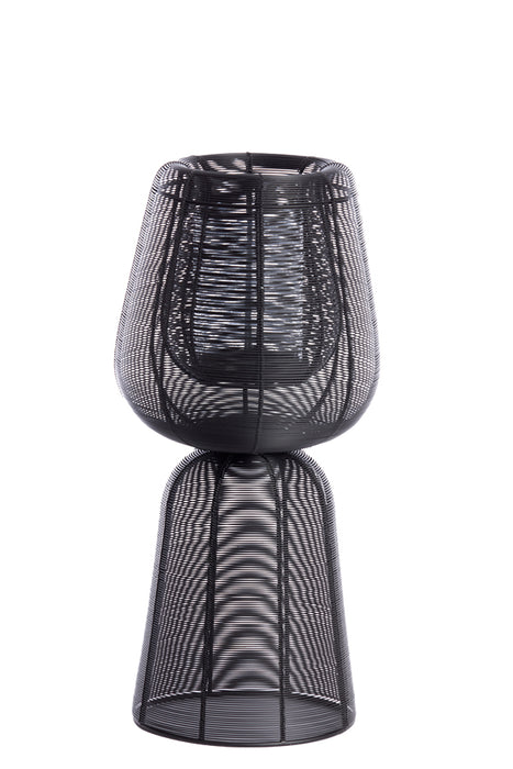 Light & Living - Windlicht FELLINI - Ø25x52.5cm - Zwart