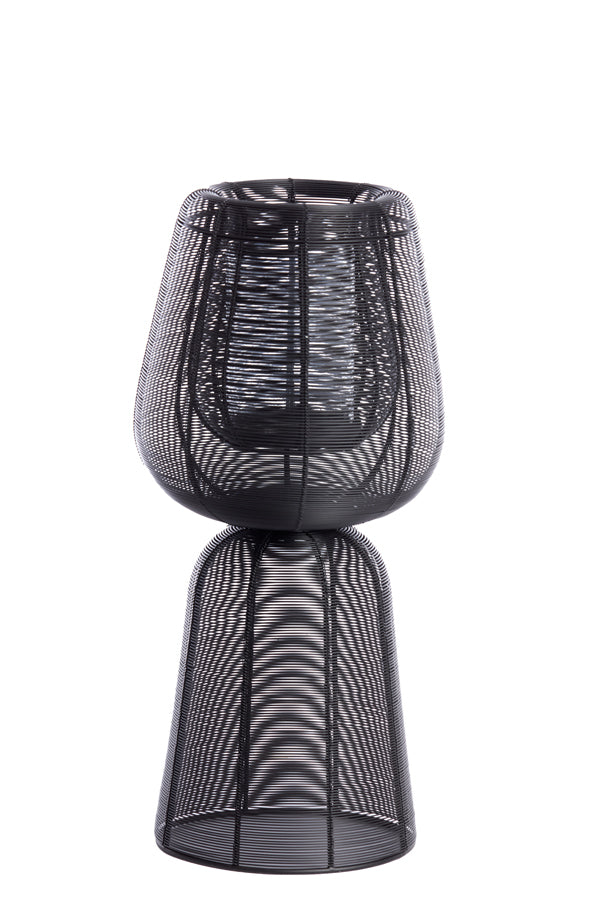 Light & Living - Windlicht FELLINI - Ø25x52.5cm - Zwart