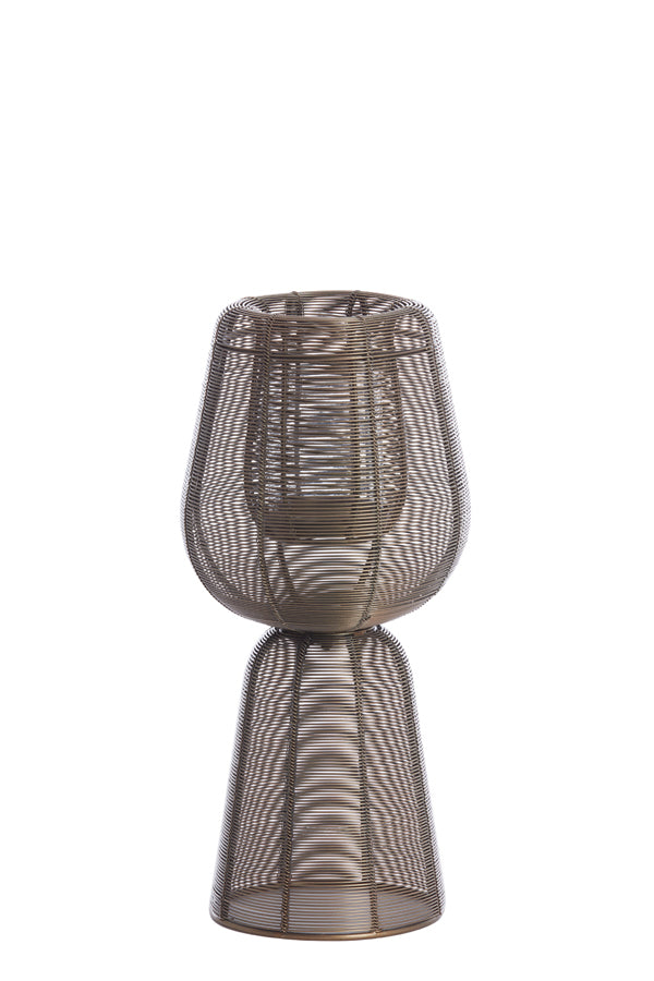 Light & Living - Windlicht FELLINI - Ø18x41.5cm - Brons