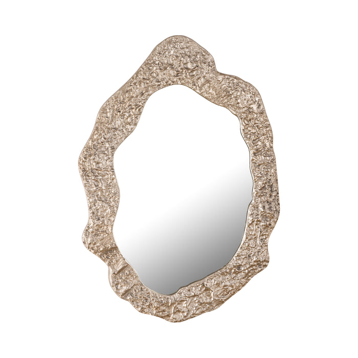 PTMD Morina Champagne alu glass mirror oval shaped
