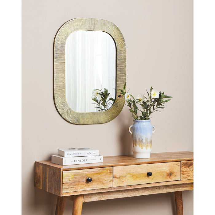 Beliani - SANKOSZ - Decoratieve vaas - Goud - Metaal