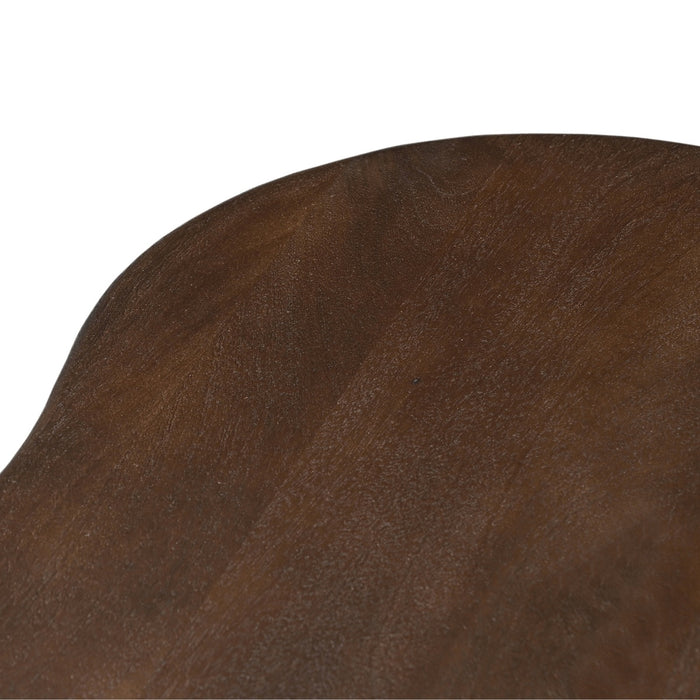 Giga Meubel - Salontafel Jessie Organisch Donkerbruin 120cm