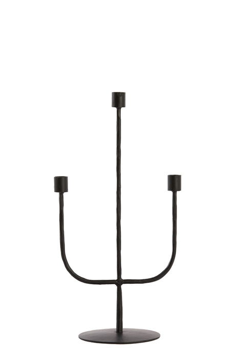 D - Light & Living - Kandelaar NICOLE - 22.5x15x45.5cm - Zwart