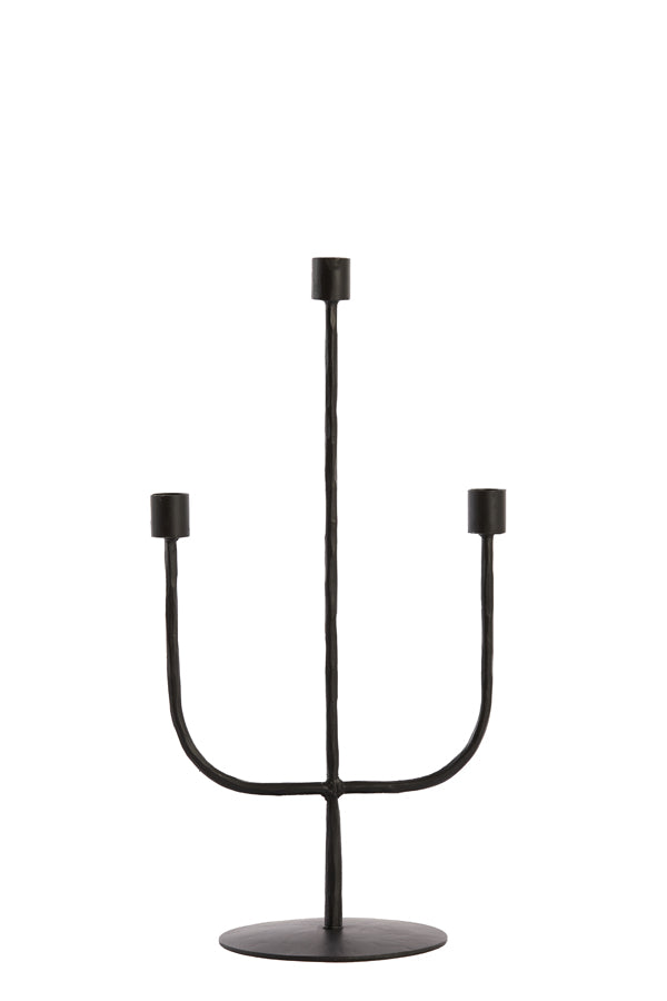 D - Light & Living - Kandelaar NICOLE - 22.5x15x45.5cm - Zwart