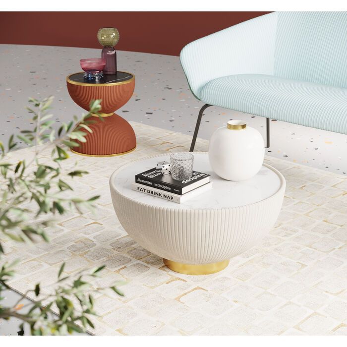 Kare Design Endless Vegas Salontafel - Crème Wit