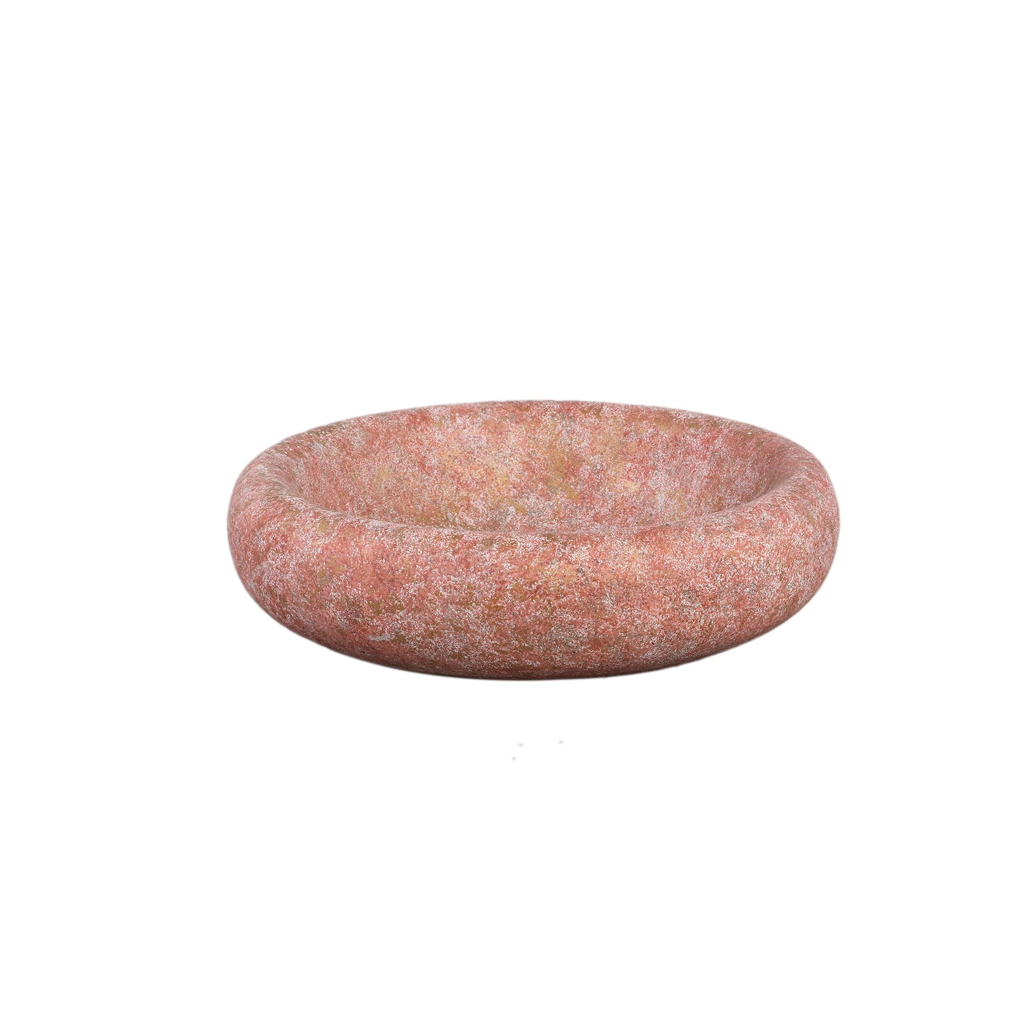 PTMD Aly Red cement round bowl small