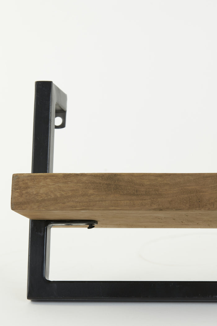 Light & Living - Wandplank MADDISON - 100x15x24cm - Bruin