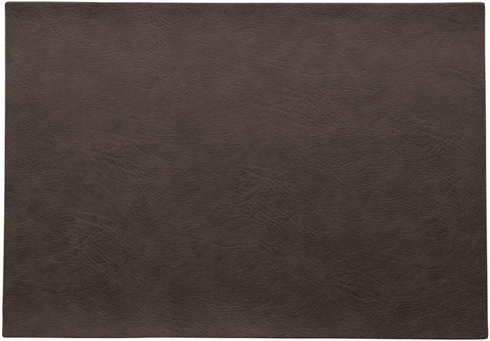 ASA Selection Placemat - Vegan Leather - Black Coffee - 46 x 33 cm