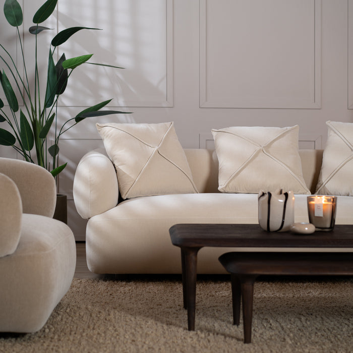 Bronx71 3-zitsbank Palermo velvet beige