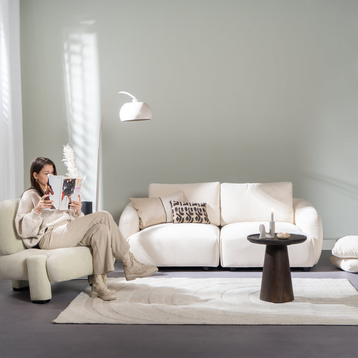 Bronx71 3-zitsbank Isa chenille off white