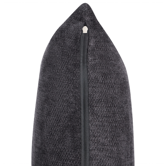 Beliani - GLORVIKA II - Driezitsbank - Zwart - Polyester