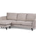 Giga Meubel - Chaise Longue Bank - Beige - 3-Zits Links - Orinoco