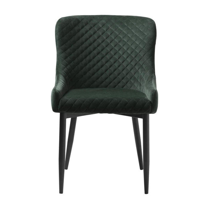 Nordic Home Milly eetkamerstoel velvet - groen