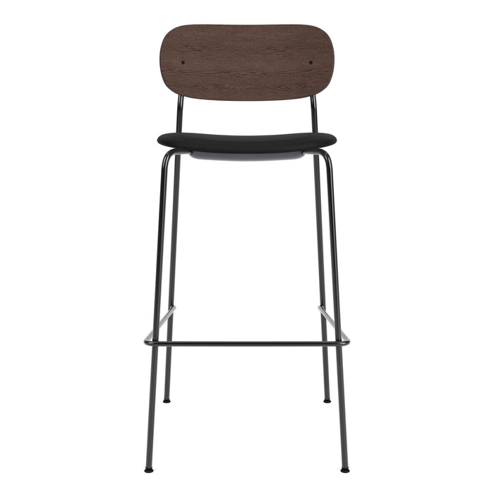 Audo Copenhagen Co Bar barkruk H105 zitting Re-wool 0198 zwart essen