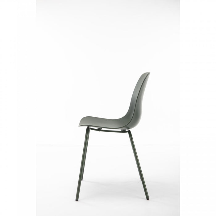 Nordic Home Lara eetkamerstoel - olijfgroen