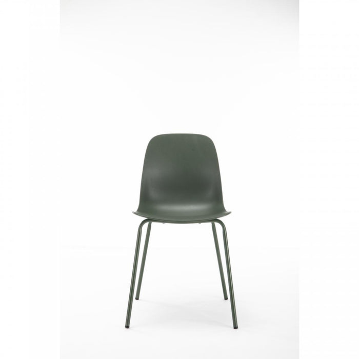 Nordic Home Lara eetkamerstoel - olijfgroen