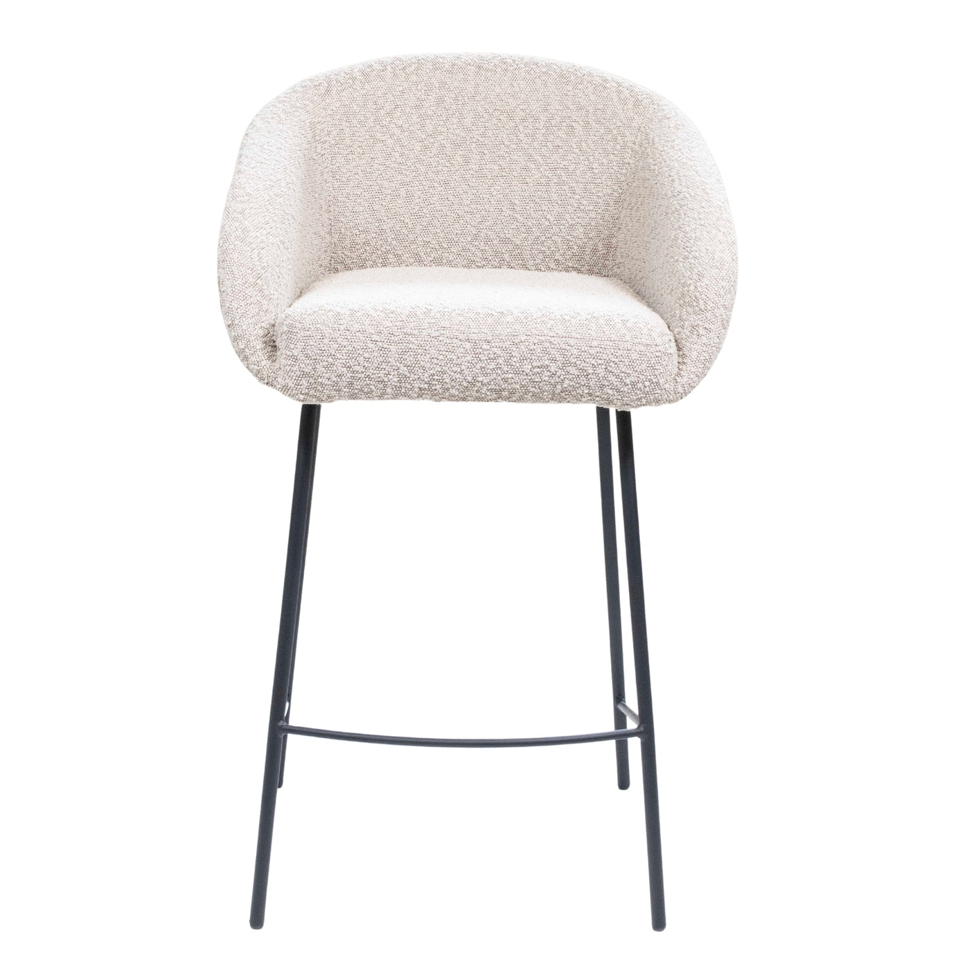 Giga Meubel - Barkruk Beige - Stof|Textiel - Lova - Set van 2