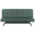 Beliani - LEEDS - Slaapbank 3-zits - Donkergroen - Polyester