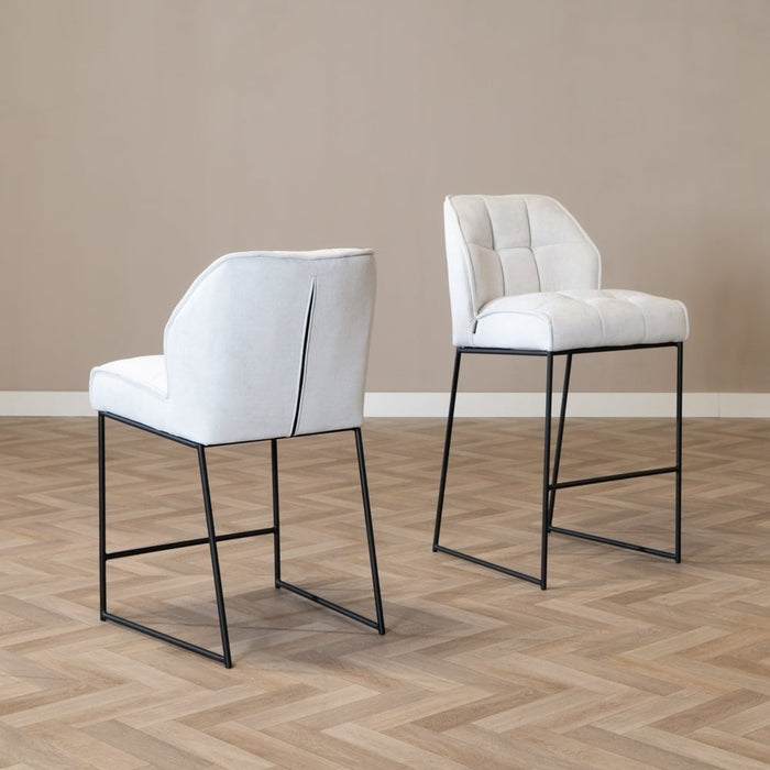 Bronx71 Scandinavische barkruk Jelle off white 82 cm