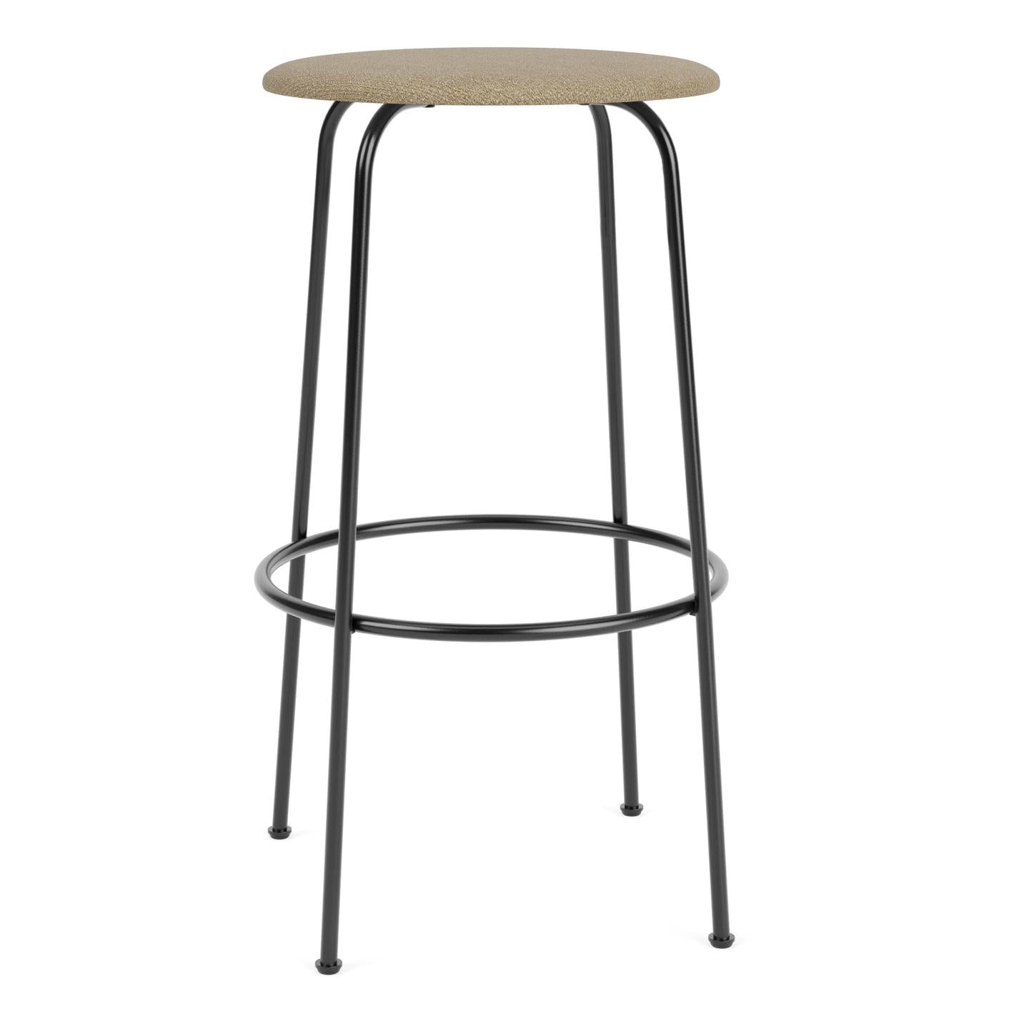 Audo Copenhagen Afteroom barkruk H75 gestoffeerd Audo bouclé 02