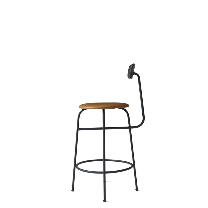 Audo Copenhagen Afteroom Counter barkruk H92 zitting Bouclé 02 donker