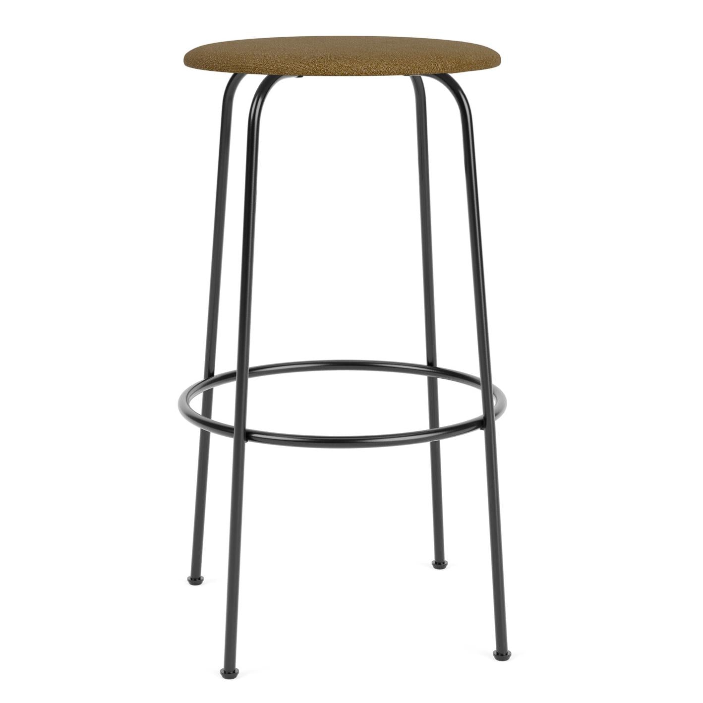 Audo Copenhagen Afteroom barkruk H75 gestoffeerd Audo bouclé 06