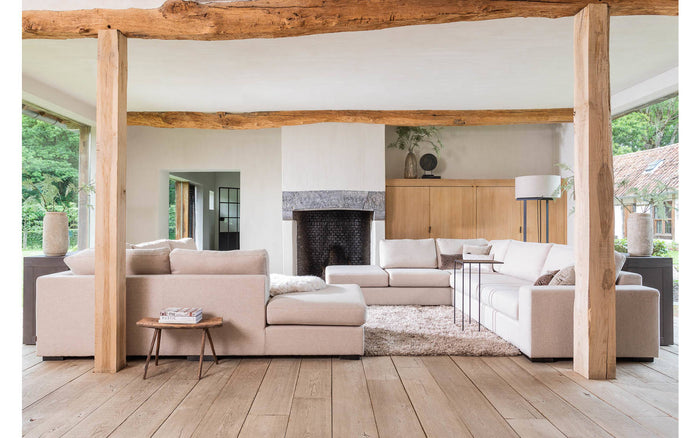 Goossens Hoekbank Lucca met ligelement