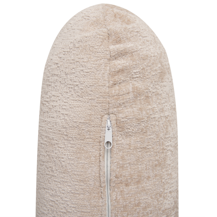 Beliani - SIMOS - Hoekbank - Beige - Rechtszijdig - Chenille