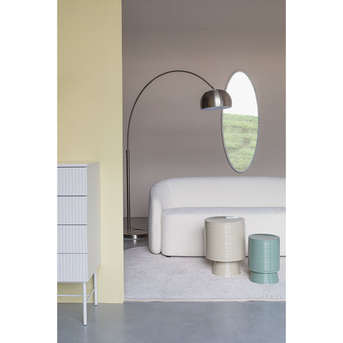 Housecraft Living Len Bank 3-zits Teddy stof Wit