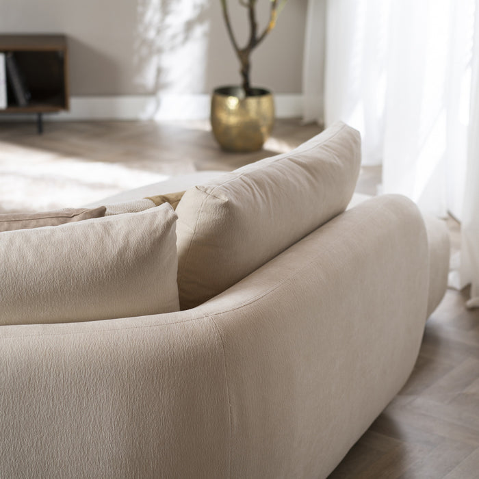 Bronx71 Hoekbank Isa chenille off white links