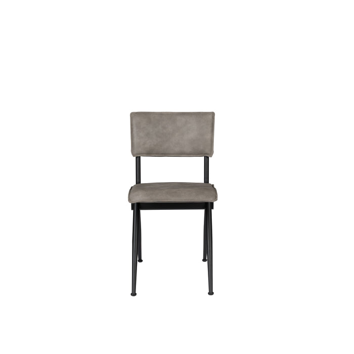 Dutchbone New Willow Eetkamerstoelen Grijs - Set van 2