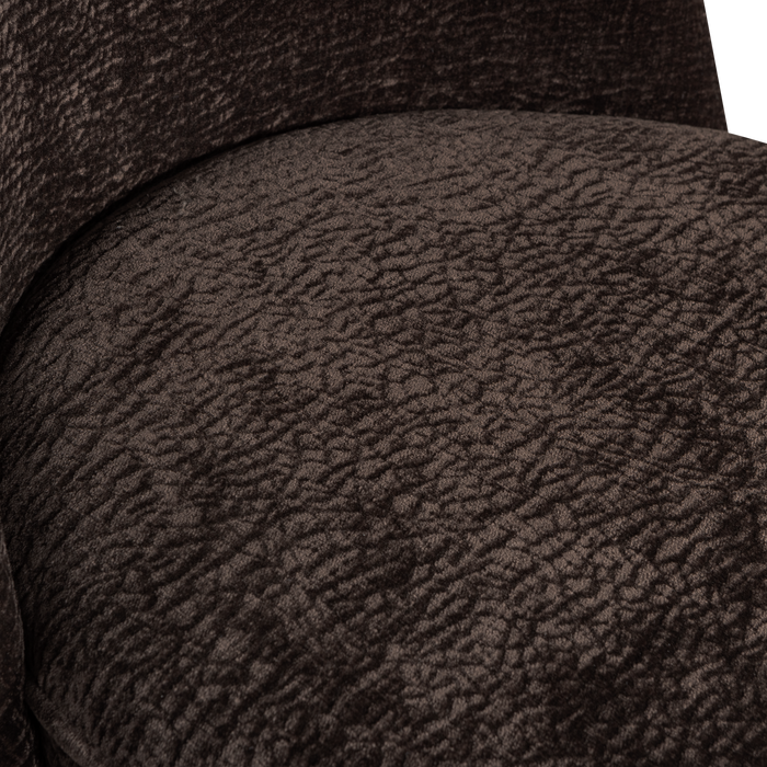 WOOOD Vogue Barkruk H 103 cm - Polyester - Dark Brown