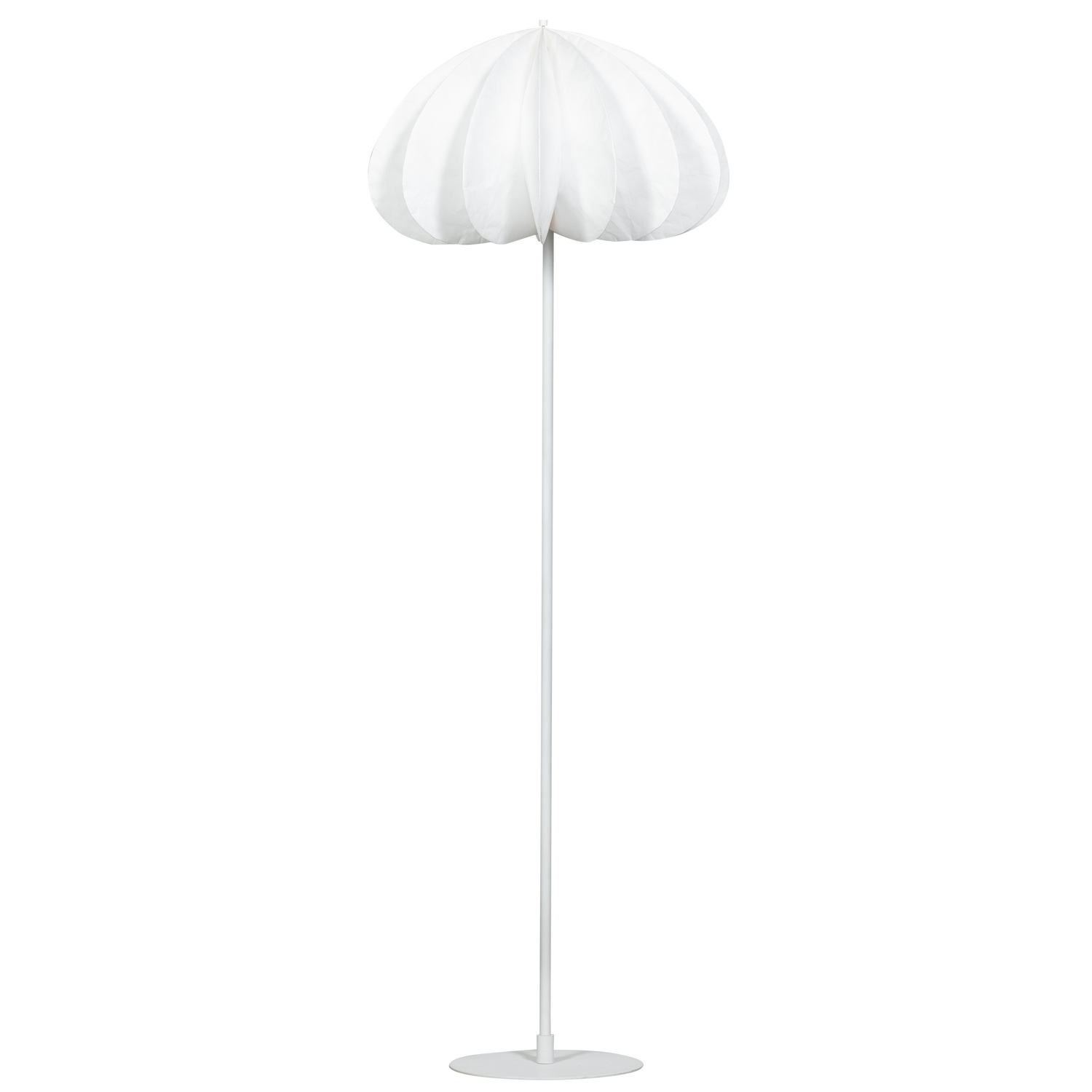 WOOOD Dalia vloerlamp - Papier - Wit - 150xØ50 cm