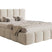 NADUVI Collection Chloe Bedframe 160 x 200 cm - met Opbergvak - Bouclé - Lichtbeige