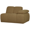 WOOOD Mojo 1-Zits Bank Met Arm Rechts - Bouclé - Beige - 74x120x97