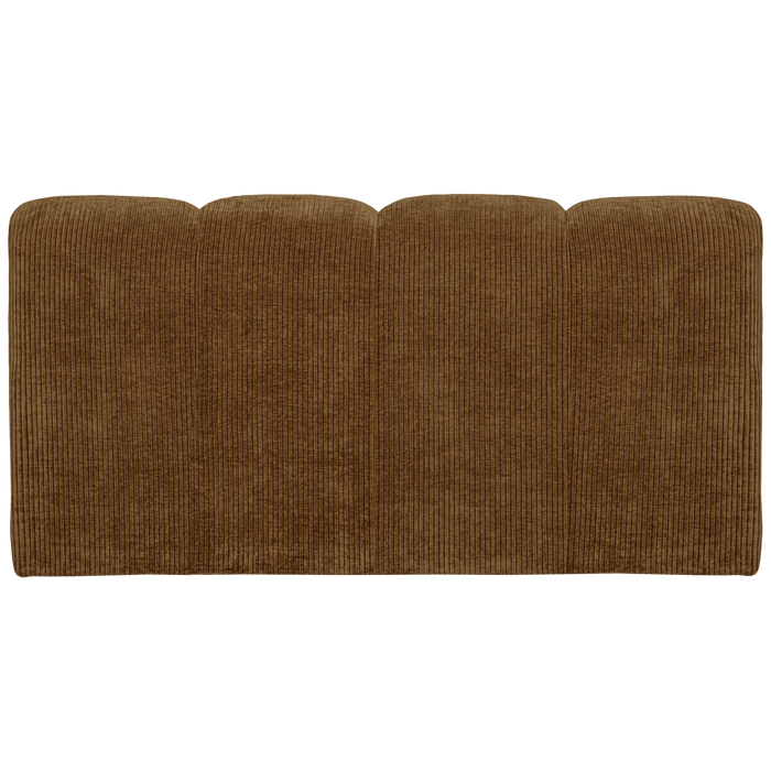 WOOOD Mojo Eetbankje Met Rugleuning 164 cm Mojo - Ribstof -Honing Geel