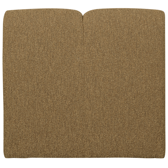 WOOOD Mojo 1-Zits Bank - Bouclé - Geel|Bruin - 74x80x97