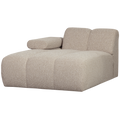 WOOOD Mojo Chaise Longue Elementenbank Links - Bouclé - Beige