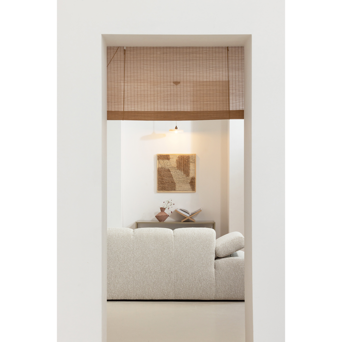 WOOOD Mojo 1,5-Zits Bank Met Arm Links - Bouclé - Beige - 74x160x97