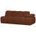 WOOOD Mojo 2-Zits Bank Met Arm Rechts - Bouclé - Roest Bruin Melange