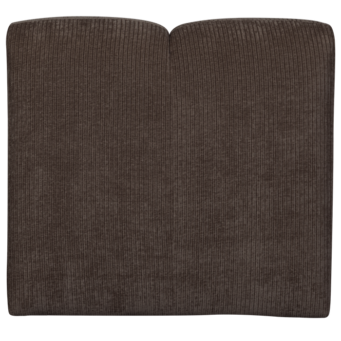 WOOOD Mojo 1-Zits Bank - Ribstof - Bruin - 74x80x97