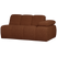 WOOOD Mojo 1,5-Zits Bank Met Arm Rechts - Bouclé - Roest Bruin