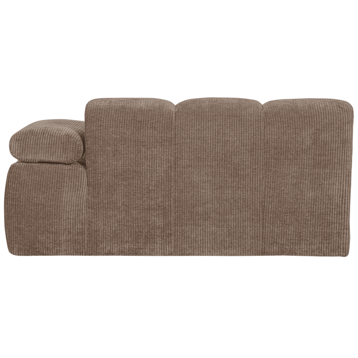 WOOOD Mojo 1,5-Zits Bank Met Arm Rechts - Ribstof - Zand - 74x160x67